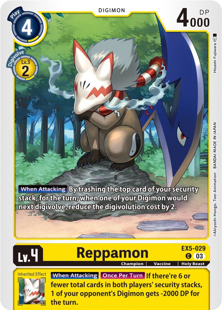 Reppamon card image