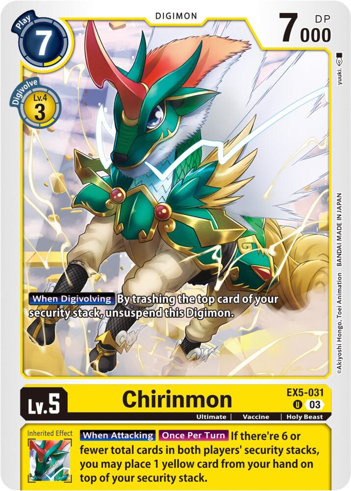 Chirinmon card image