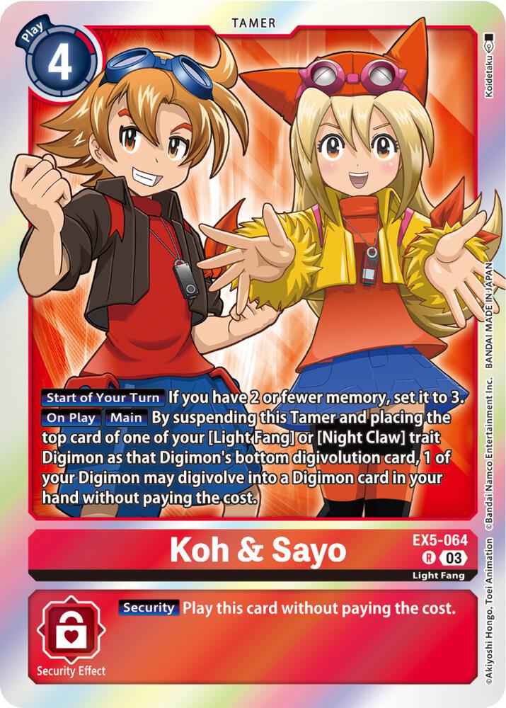 Koh & Sayo card image