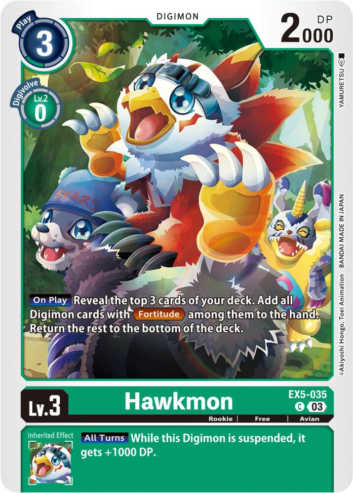 Hawkmon card image