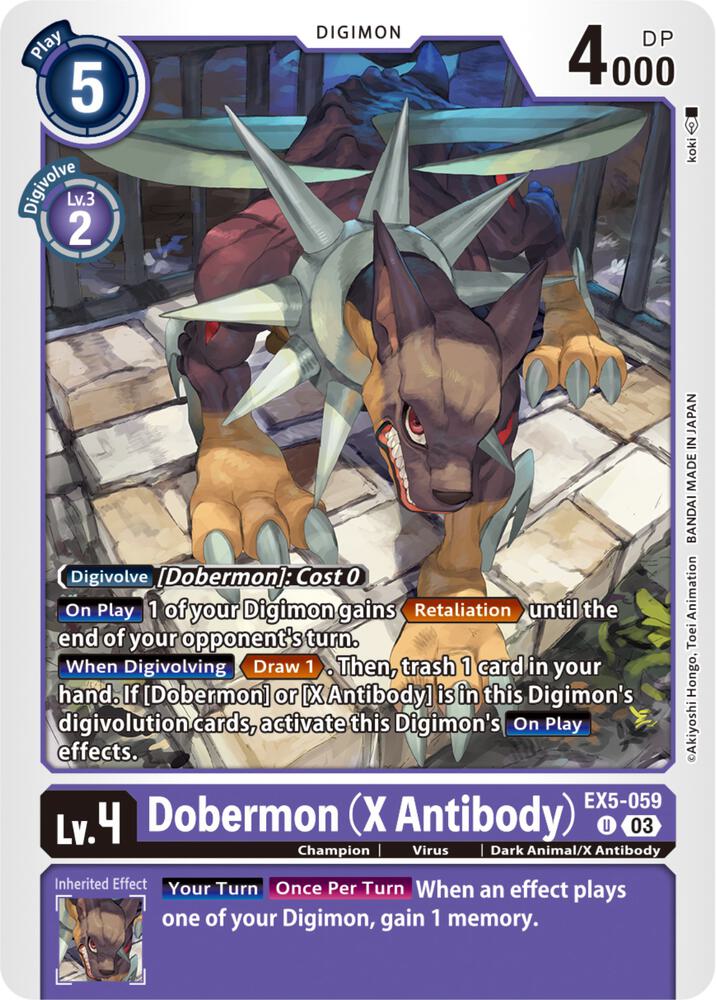Dobermon (X Antibody) card image