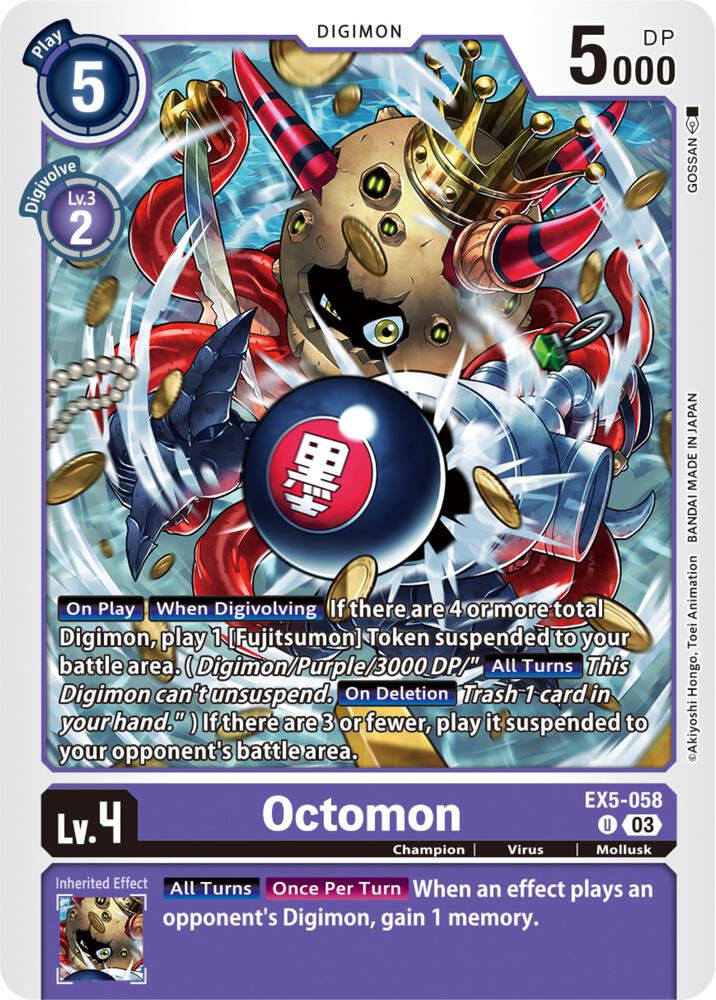 Octomon card image