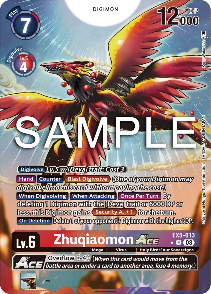 Zhuqiaomon ACE (Alternate Art) card image