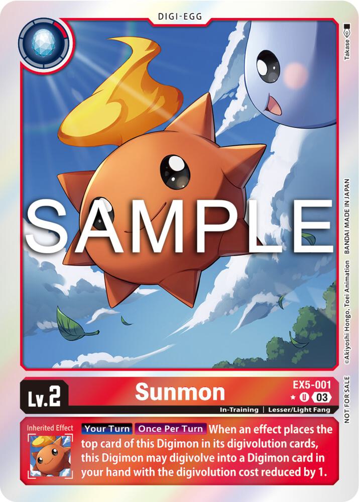 Sunmon (Animal Colosseum Box Promotion Pack) card image