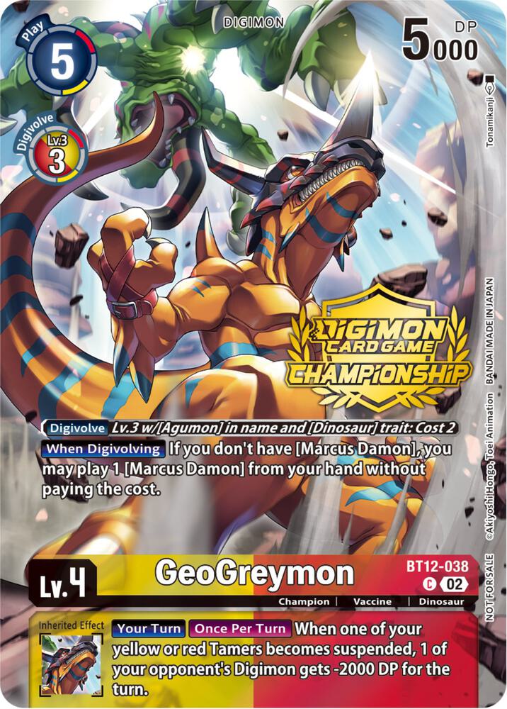 GeoGreymon (Championship 2023 Tamers Pack) card image
