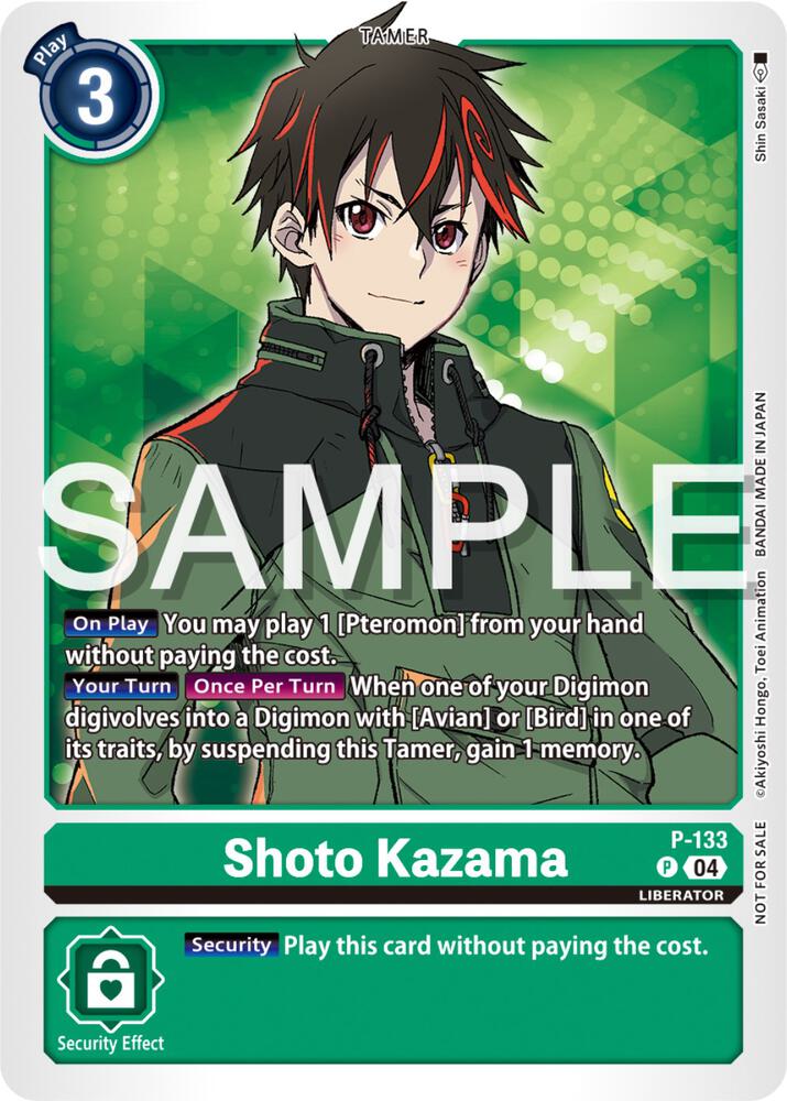 Shoto Kazama (Digimon Liberator Promotion Pack) card image