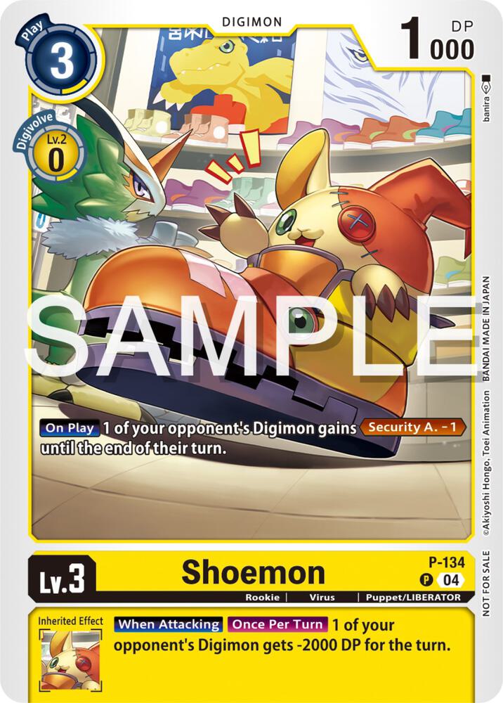 Shoemon (Digimon Liberator Promotion Pack) card image