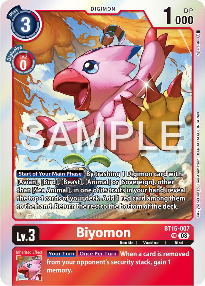 Biyomon card image