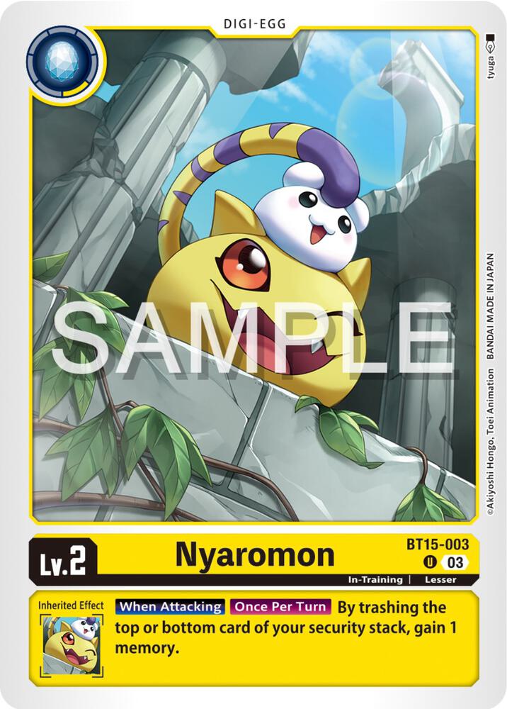 Nyaromon card image