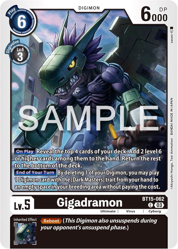 Gigadramon card image