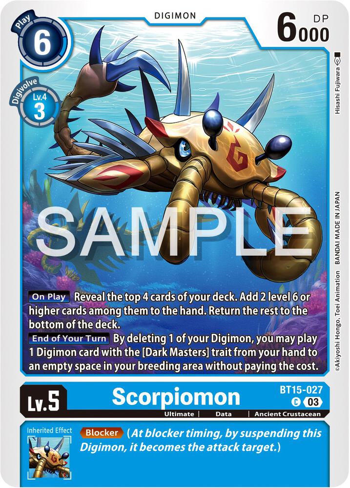 Scorpiomon card image