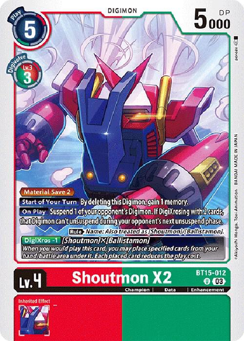 Shoutmon X2 card image