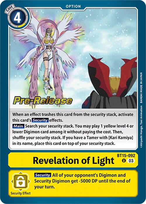 Revelation of Light card image