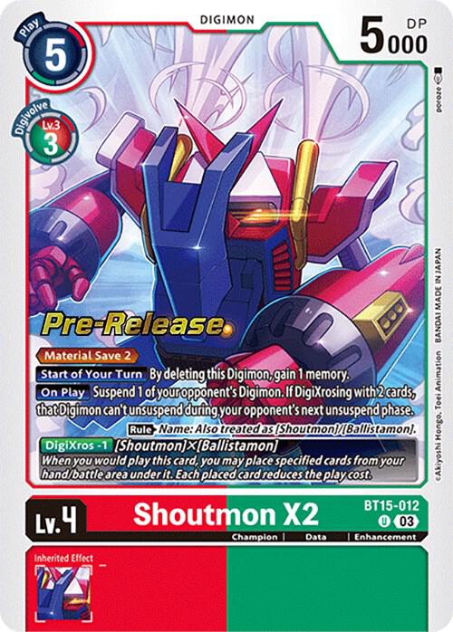 Shoutmon X2 card image