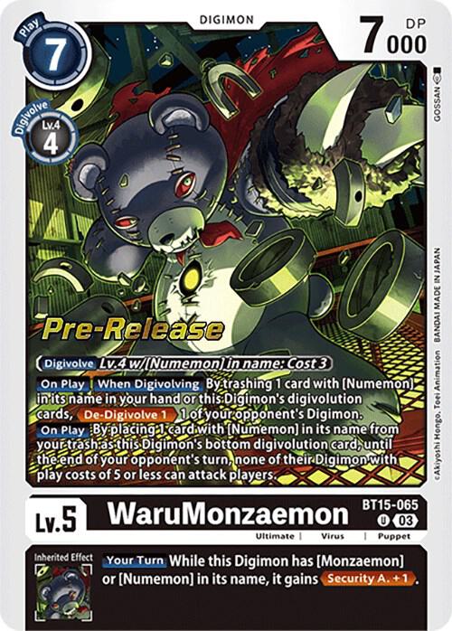 WaruMonzaemon card image