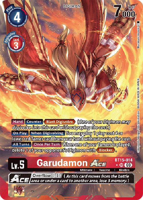 Garudamon ACE (Alternate Art) card image