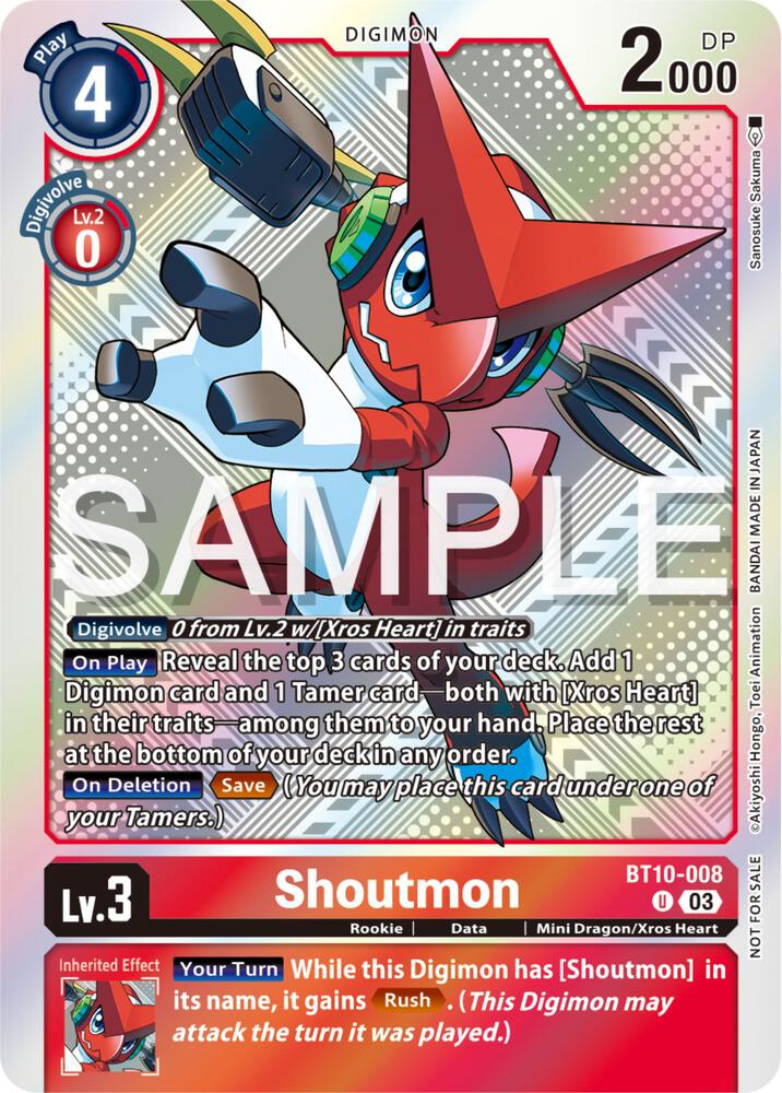 Shoutmon (Exceed Apocalypse Pre-Release Winner) card image