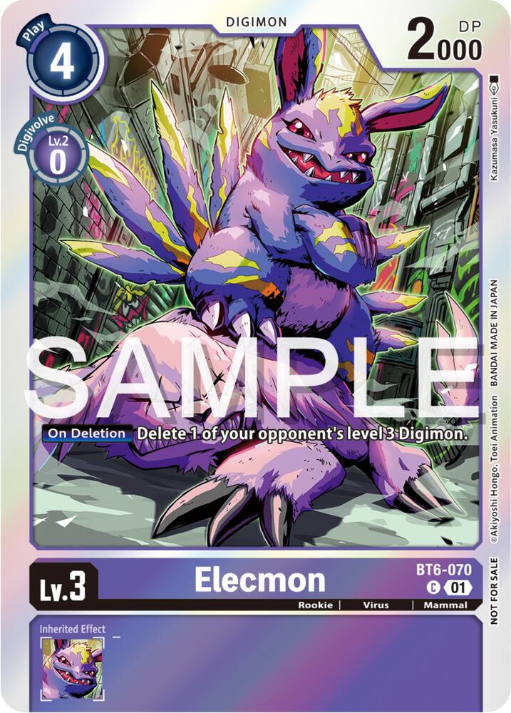Elecmon (Official Tournament Pack Vol.12) card image
