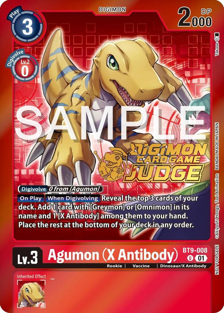 Agumon (X Antibody) (Judge Pack 5) card image