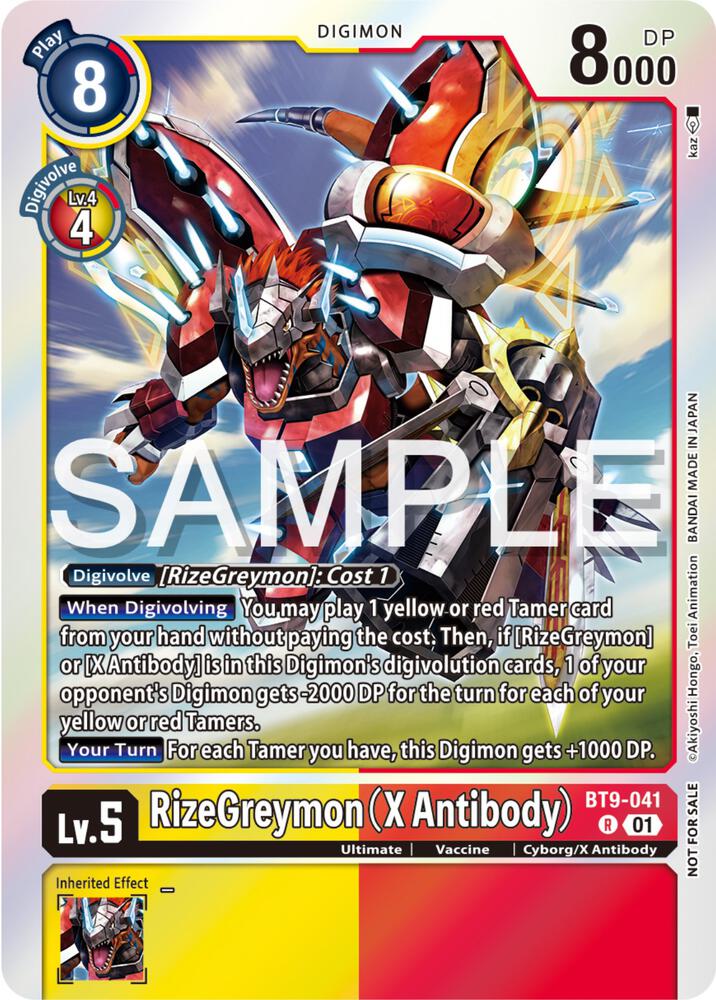 RizeGreymon (X Antibody) (Event Pack 6) card image