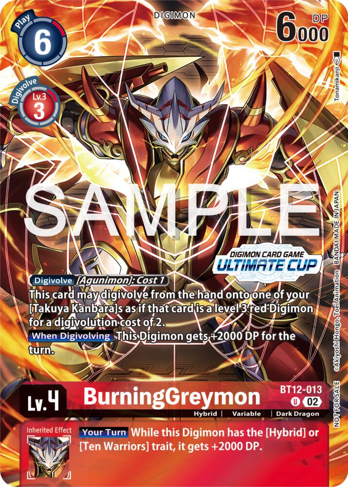BurningGreymon (Ultimate Cup 2024) card image