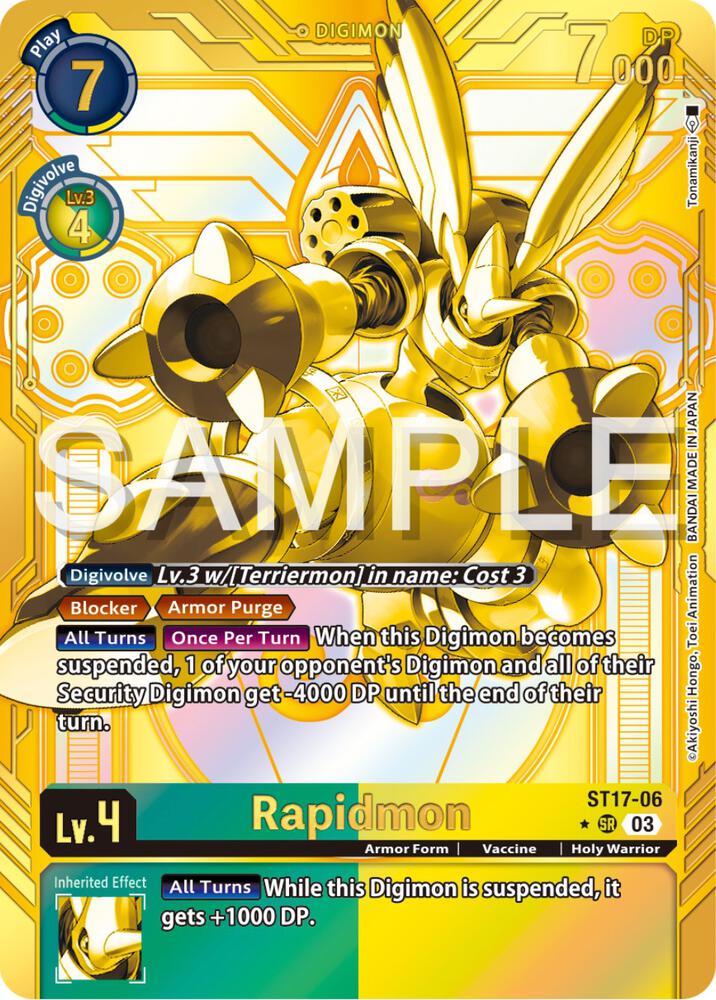 Rapidmon - ST17-06 (Gold) card image