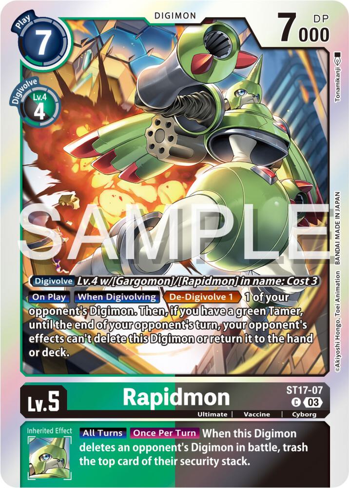 Rapidmon - ST17-07 card image