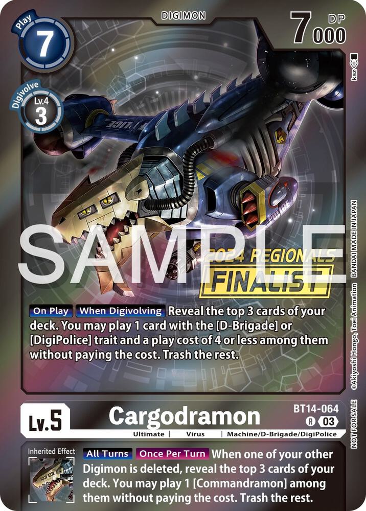 Cargodramon (2024 Regionals Finalist) card image