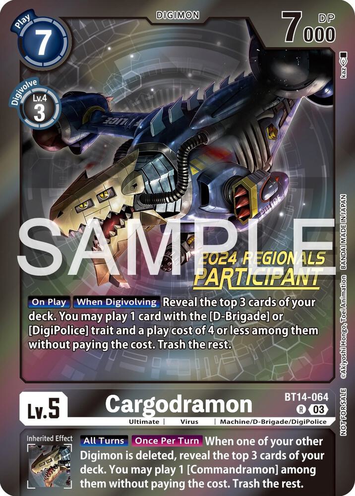 Cargodramon (2024 Regionals Participant) card image