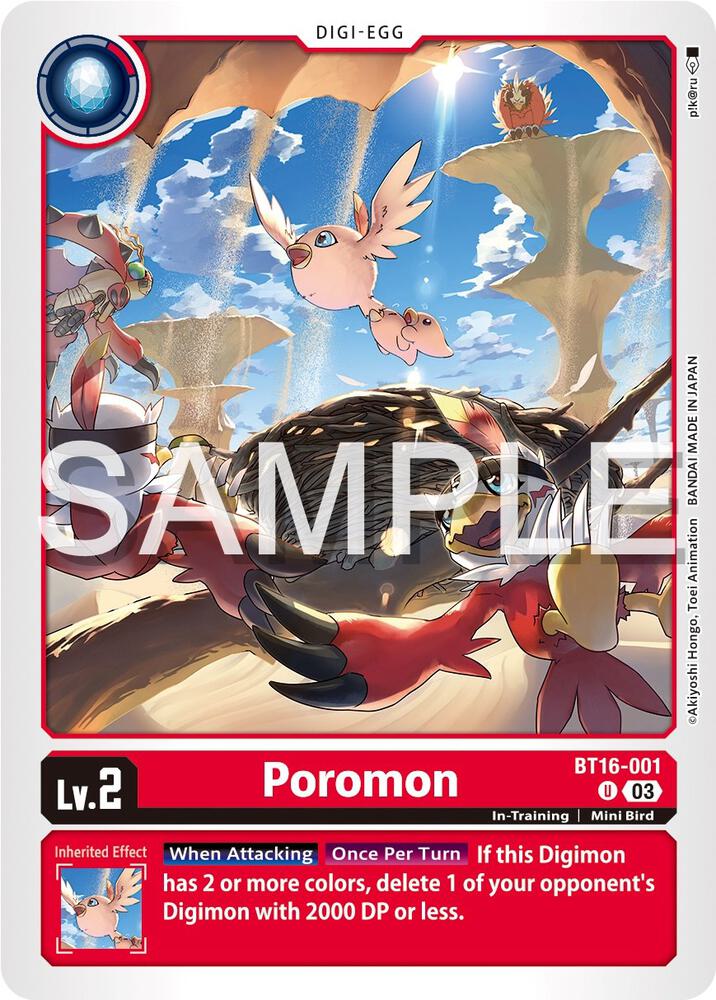 Poromon card image