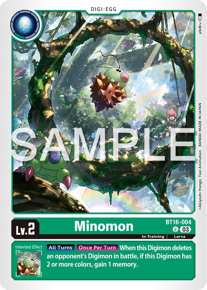 Minomon card image