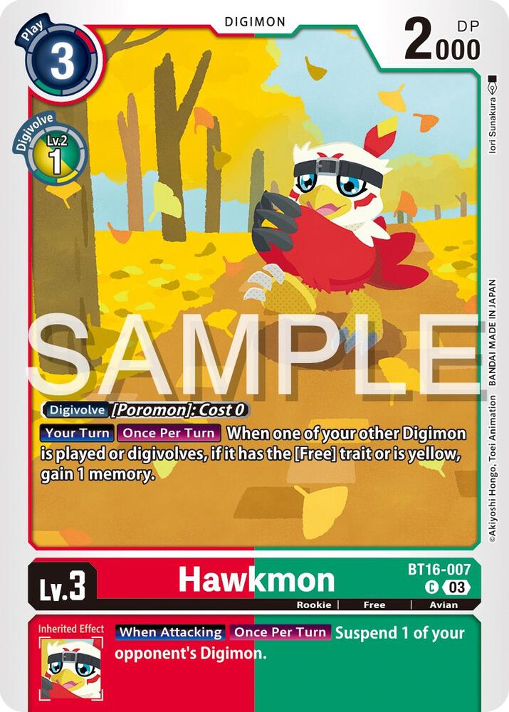 Hawkmon card image