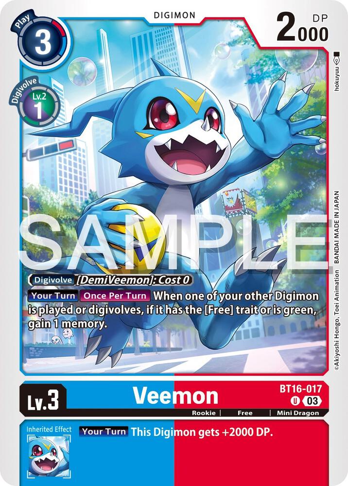 Veemon card image