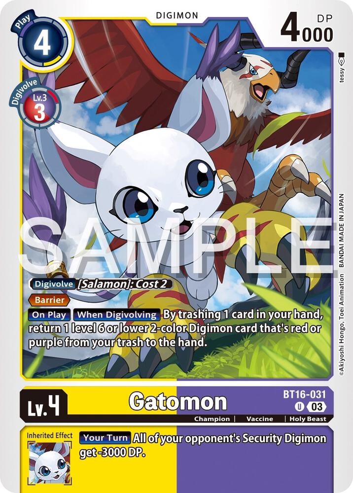 Gatomon card image