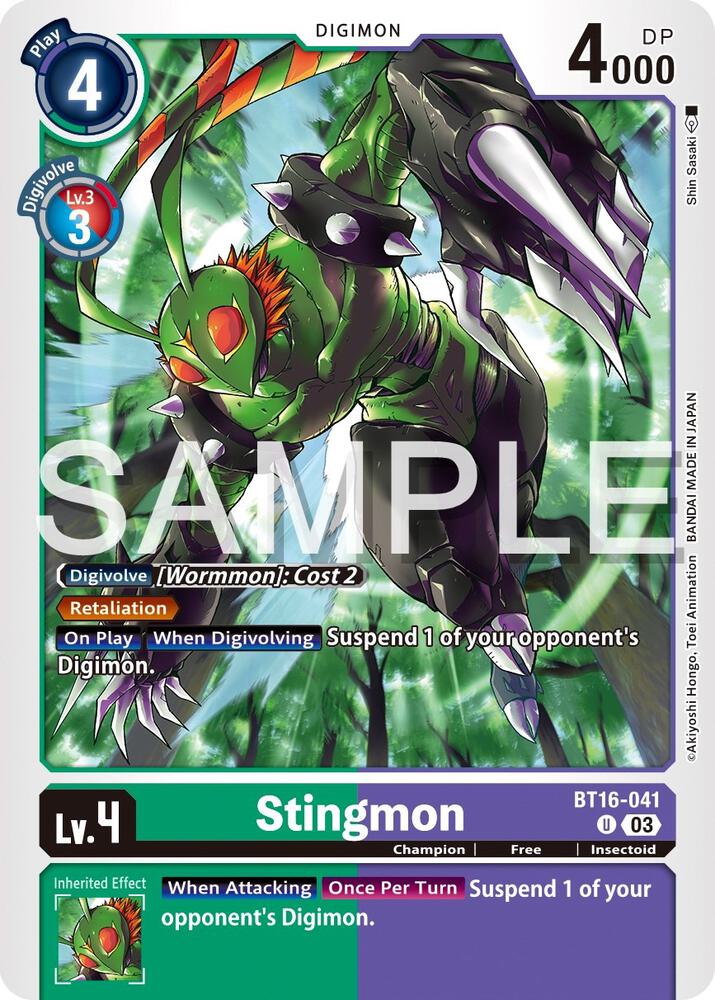 Stingmon card image