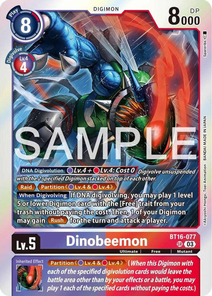 Dinobeemon card image