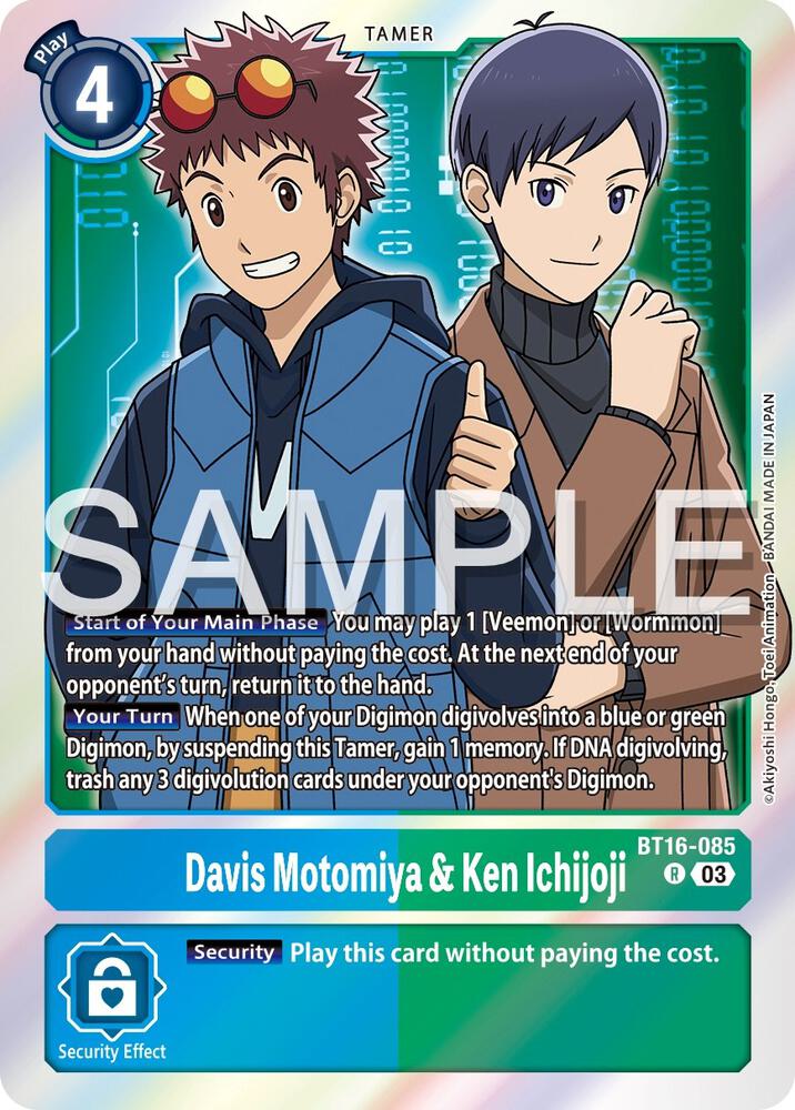Davis Motomiya & Ken Ichijoji card image