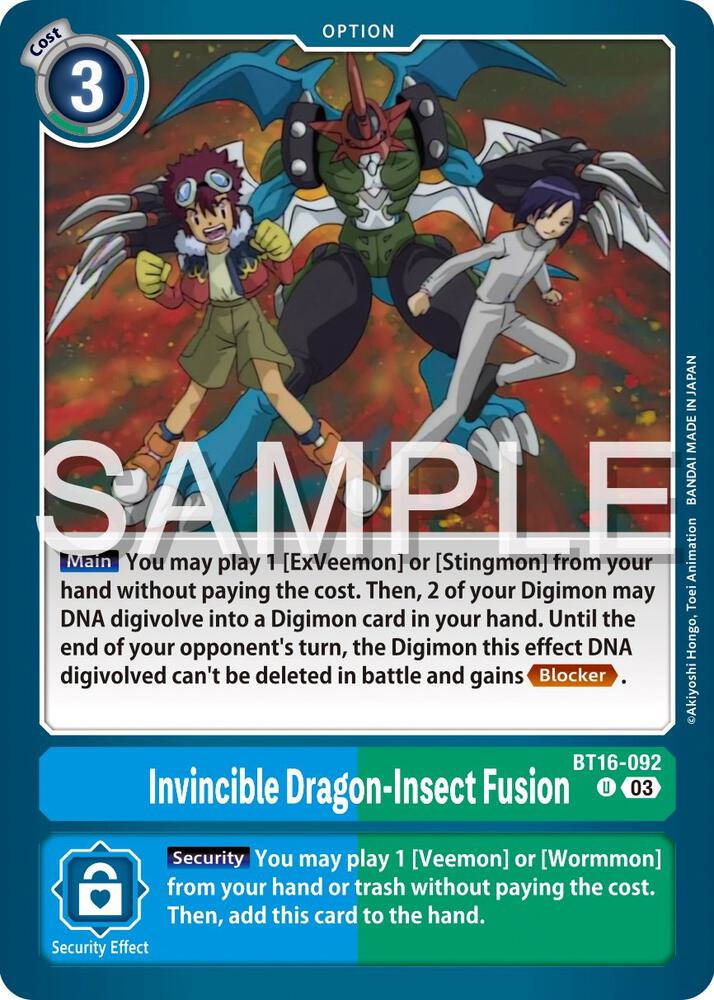 Invincible Dragon-Insect Fusion card image