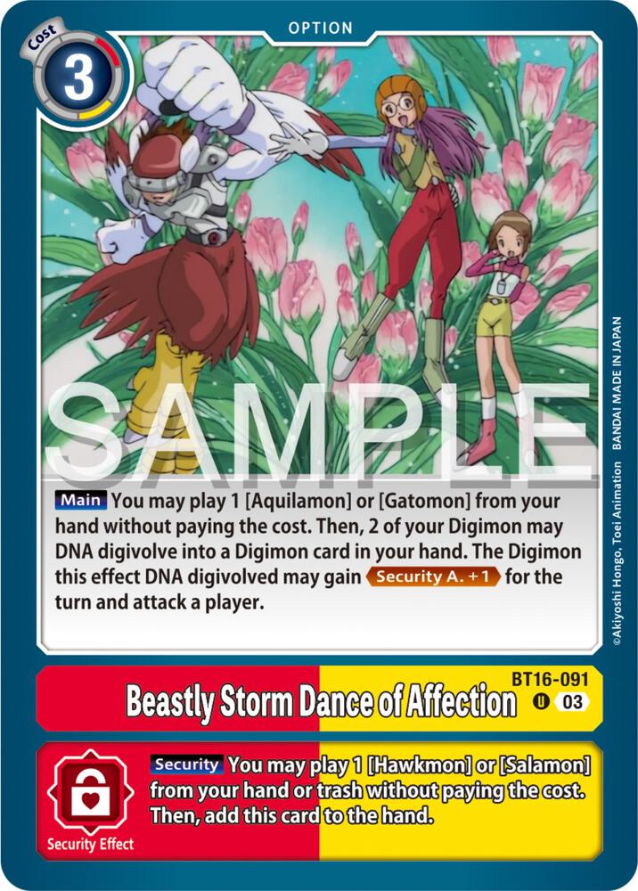 Beastly Storm Dance of Affection card image