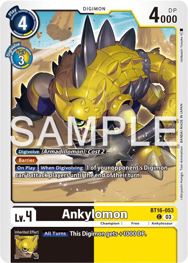 Ankylomon card image