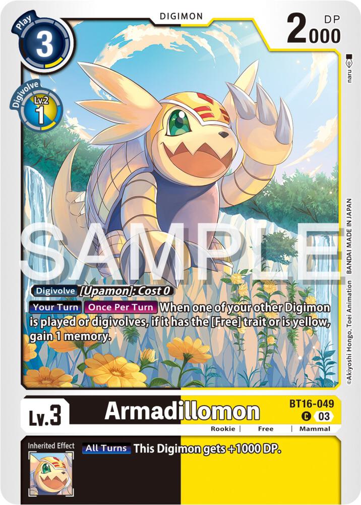 Armadillomon card image