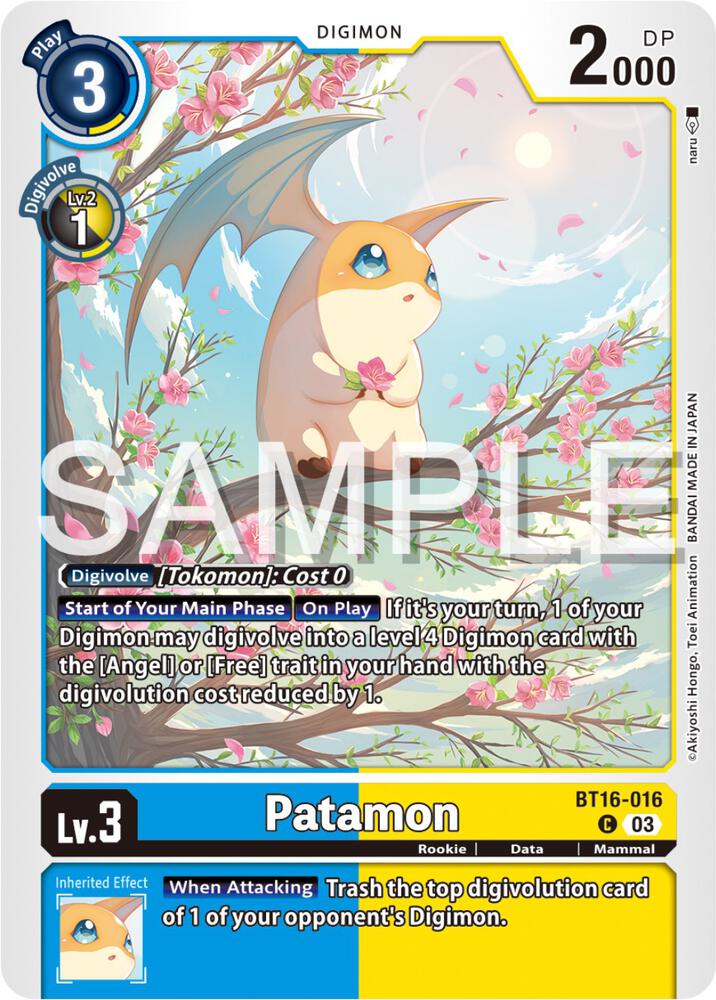 Patamon card image