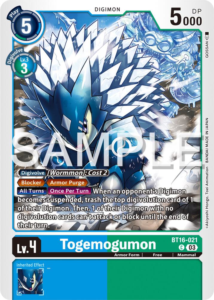 Togemogumon card image