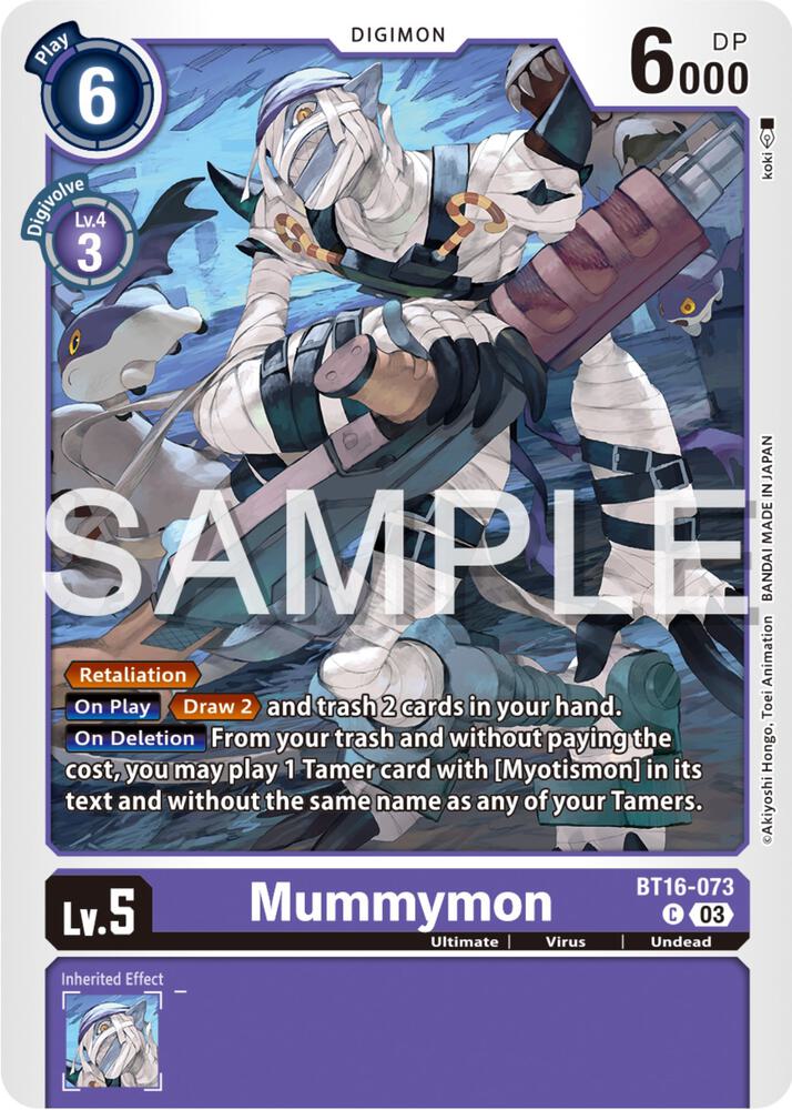 Mummymon card image