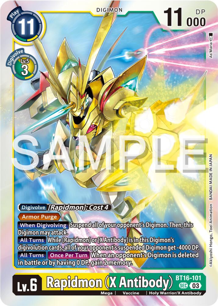 Rapidmon (X Antibody) card image