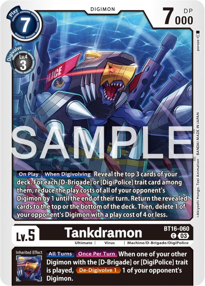 Tankdramon card image
