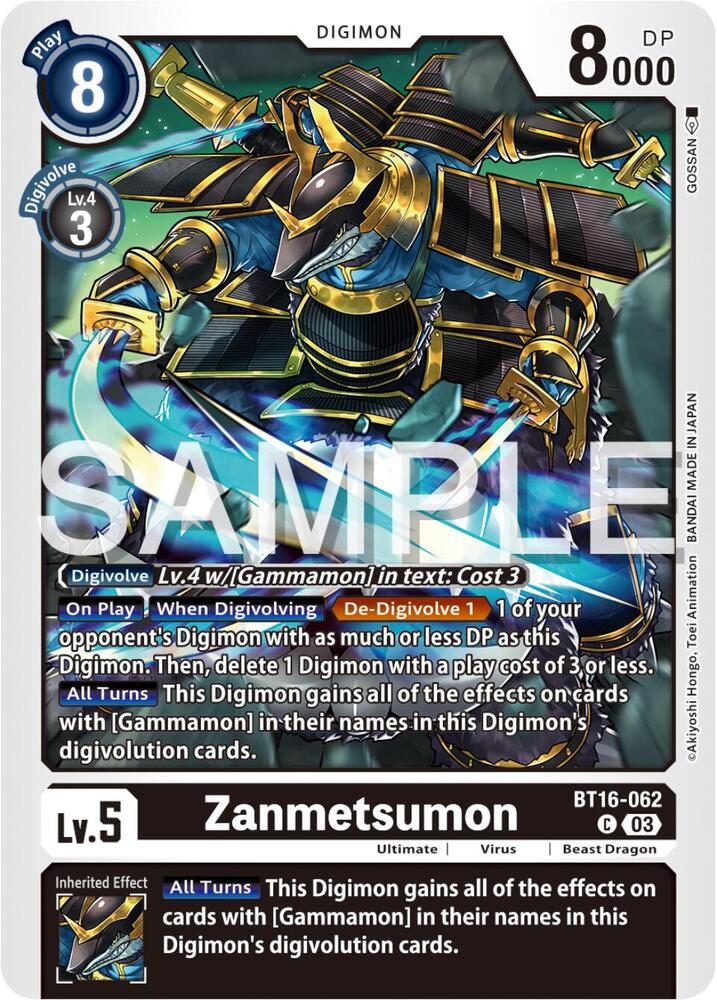 Zanmetsumon card image