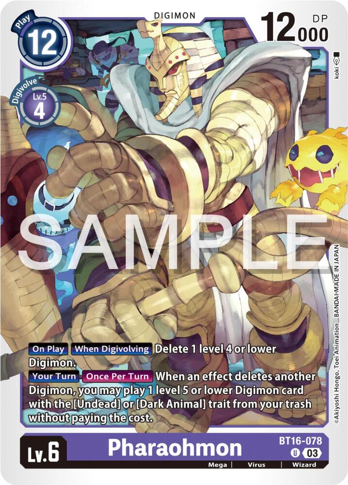 Pharaohmon card image