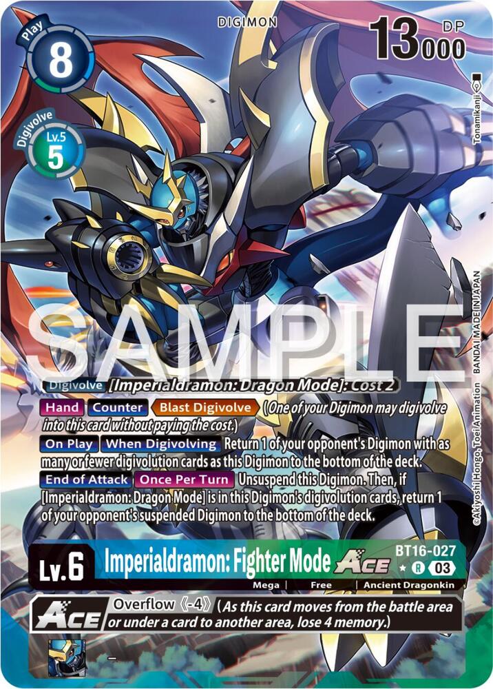 Imperialdramon: Fighter Mode ACE (Alternate Art) card image