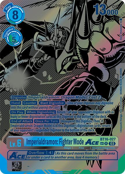 Imperialdramon: Fighter Mode ACE (Textured) card image